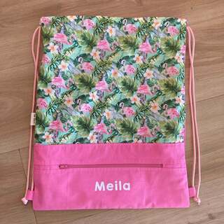 Flamingo, Personalised Swim Bag