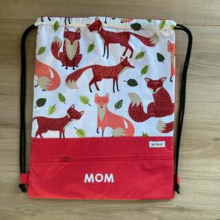 White Foxes, Personalised Swim Bag