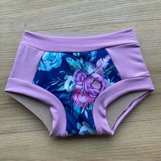 Purple Floral,  training undies